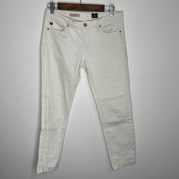 Adriano Goldschmied AG white jeans denim pants 28 like 8 Stilt Roll-up Cigarette - Picture 9 of 15